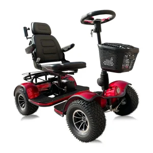 Powercruise gf04-25 electric golf buggy with steering wheel